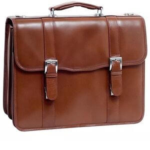 McKlein Flournoy, 15" Double Compartment Laptop Briefcase